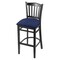 Holland Bar Stool Co 25" Counter Stool, Black Finish, Graph Anchor Seat 312025Blk014 - alternate 1